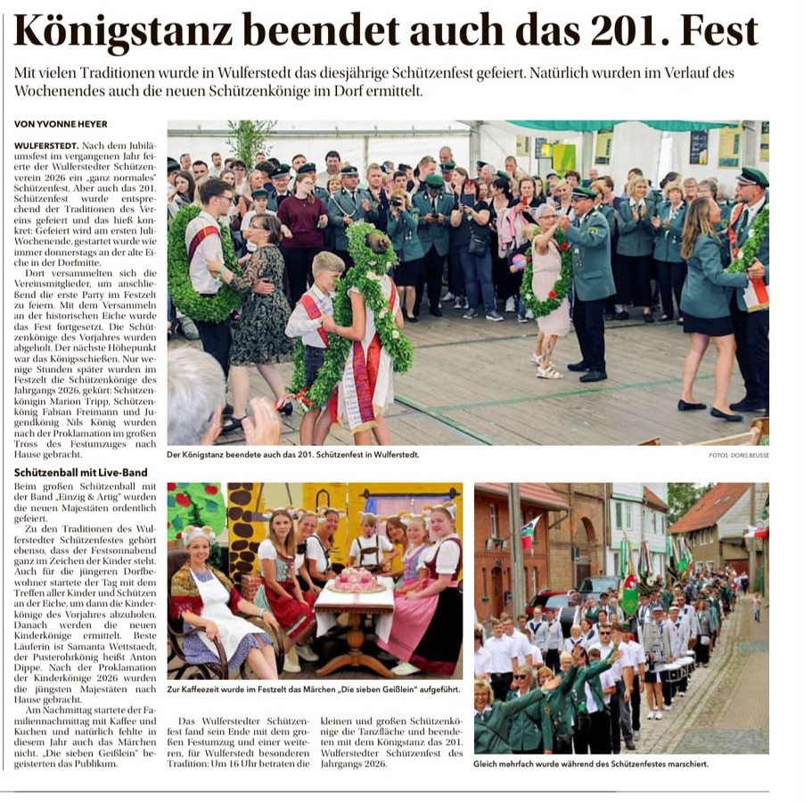 Zeitungsausschnitt